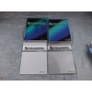 Abeka Keyboarding & Document Processing Books Set of Four 2nd Edition Grade 9-12